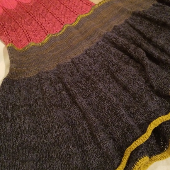 Free People loose knit tunic color block - Picture 4 of 7